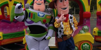 Mascottes buzz et woody