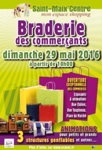 Braderie des commerçants de Saint Maixent